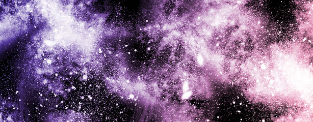 Obraz premium abstract space, colorful nebula, stars and sky