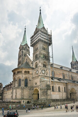 Fototapeta na wymiar st peters cathedral in bamberg 