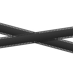 Photo film camcorder and photo camera, vector illustration.