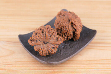 Wenwan walnut unicorn pattern official hat