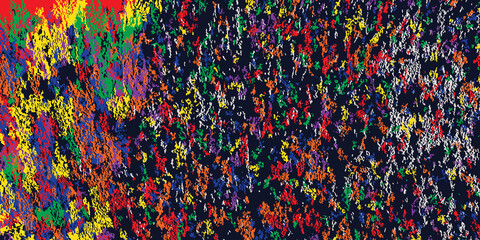 black abstract background illustration of colorful grunge artwork