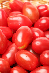 red tomatoes background