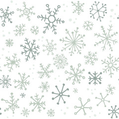 Winter hand drawn illustration in trendy flat style for your design on white background.