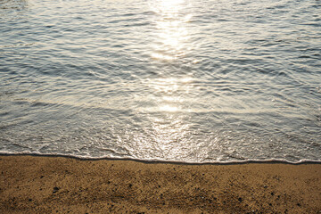 waves on the beach