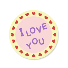 sticker valentine's day