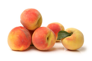 Gold Peach on a white background