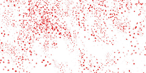 red paint splashes