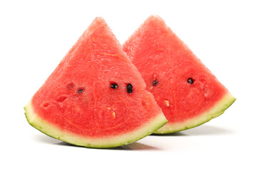 slice of watermelon isolated