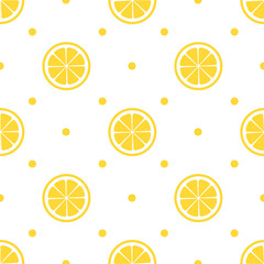 seamless pattern with lemons