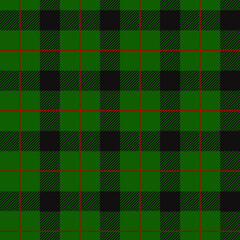 green plaid fabric texture