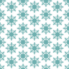 seamless pattern winter background with hand drawn multicolored snowflakes , snow, swirl, blizzard, design elements. Christmas decor