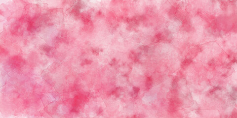 abstract watercolor hand painted paper texture background with simple effect. Light pink shade abstract hand painted brushed watercolor grunge texture background illustration. 