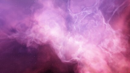 Obraz na płótnie Canvas colorful space background with stars, nebula gas cloud in deep outer space, science fiction illustrarion 3d render 