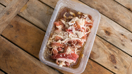 Fresh beef meat photography