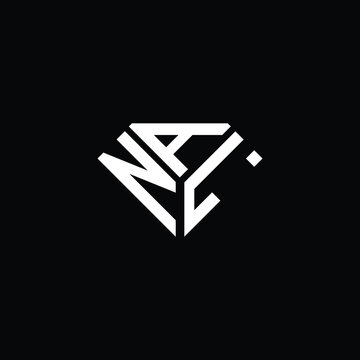 NAL letter logo creative design. NAL unique design
