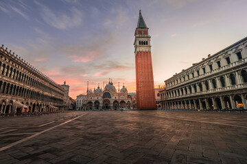 Fototapeta na wymiar Piazza San Marco (Saint Mark square) in Venezia, Veneto, Italy.