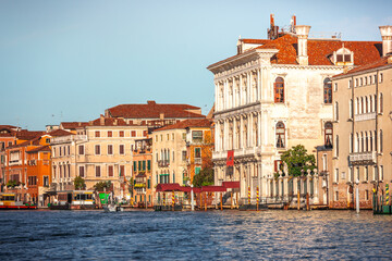 Fototapeta na wymiar Gran Canale (Grand Canal) of Venezia, Veneto, Italy..