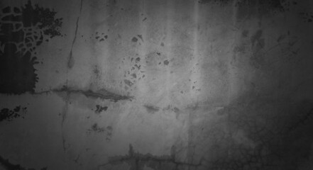 Fototapeta premium Texture of dark gray concrete wall, Texture of a grungy black concrete wall as background.