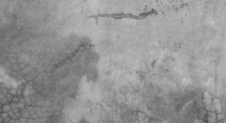 Horizontal dark old cement wall for the background, Texture of a grungy black concrete wall as background.