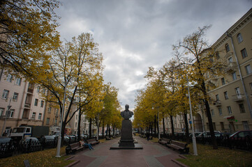 Monument to Felix Dzerzhinsky in Minsk