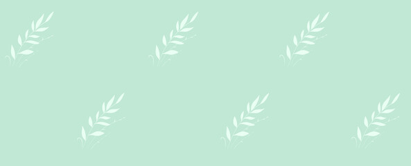 Fototapeta na wymiar silhouette of flowers on a green background background