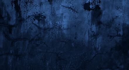 Horizontal dark old cement wall for the background, Texture of a grungy black concrete wall as background.