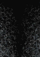 Abstract Low Polygon Mesh color Generative Art background illustration