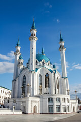 Fototapeta na wymiar Qolsharif Mosque in Kazan Kremlin, Tatarstan, Russia