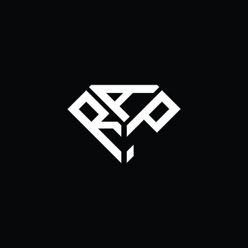 RAP letter logo creative design. RAP unique design
