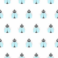 cartoon fly insect seamless pattern background vector illustration.