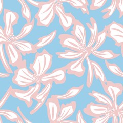 Floral Seamless Pattern Background