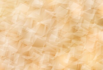 Light Yellow vector abstract polygonal background.