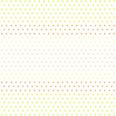 ミニ水玉グラデーション　オレンジ