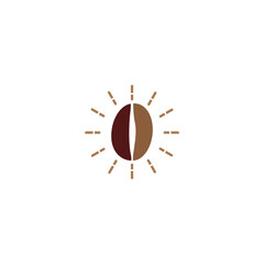 coffee bean icon vector