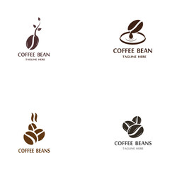 coffee bean icon vector