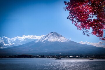 Mountain Fuji in the fall