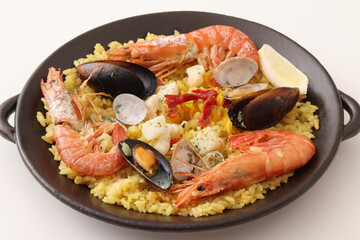 魚介のパエリア