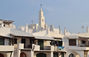 Binibeca in Menorca Balearic Islands