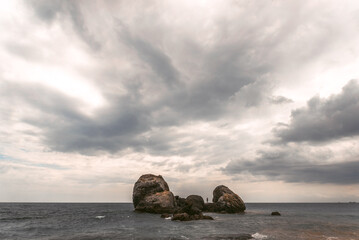 Stones in the Indian Ocean