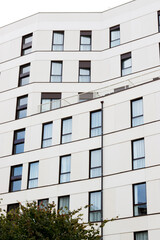 Modern apartment building in the city