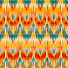 Tribal seamless pattern. Colorful tileable abstract background. - 472411374