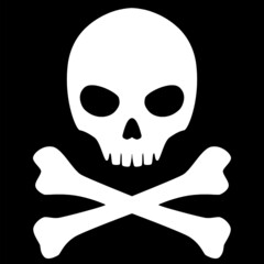 Skull Icon Alphamap Image