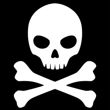 Skull Icon Alphamap Image