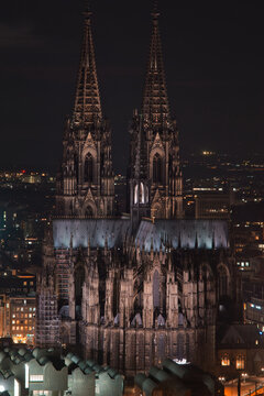 K&ouml;lner Dom am Abend