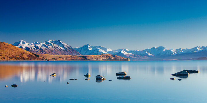 Lake Tekapo Sunset in New Zealand