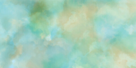 Watercolor painted background. Abstract Illustration wallpaper. Brush stroked painting. 2D Illustration.