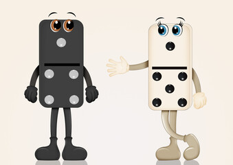 domino game illustration
