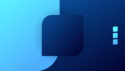 Abstract blue background poster with dynamic. technology network Vector illustration.