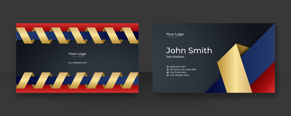 Modern business card design template