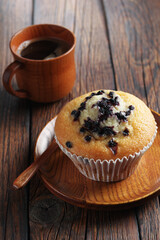 Cupcake and coffee